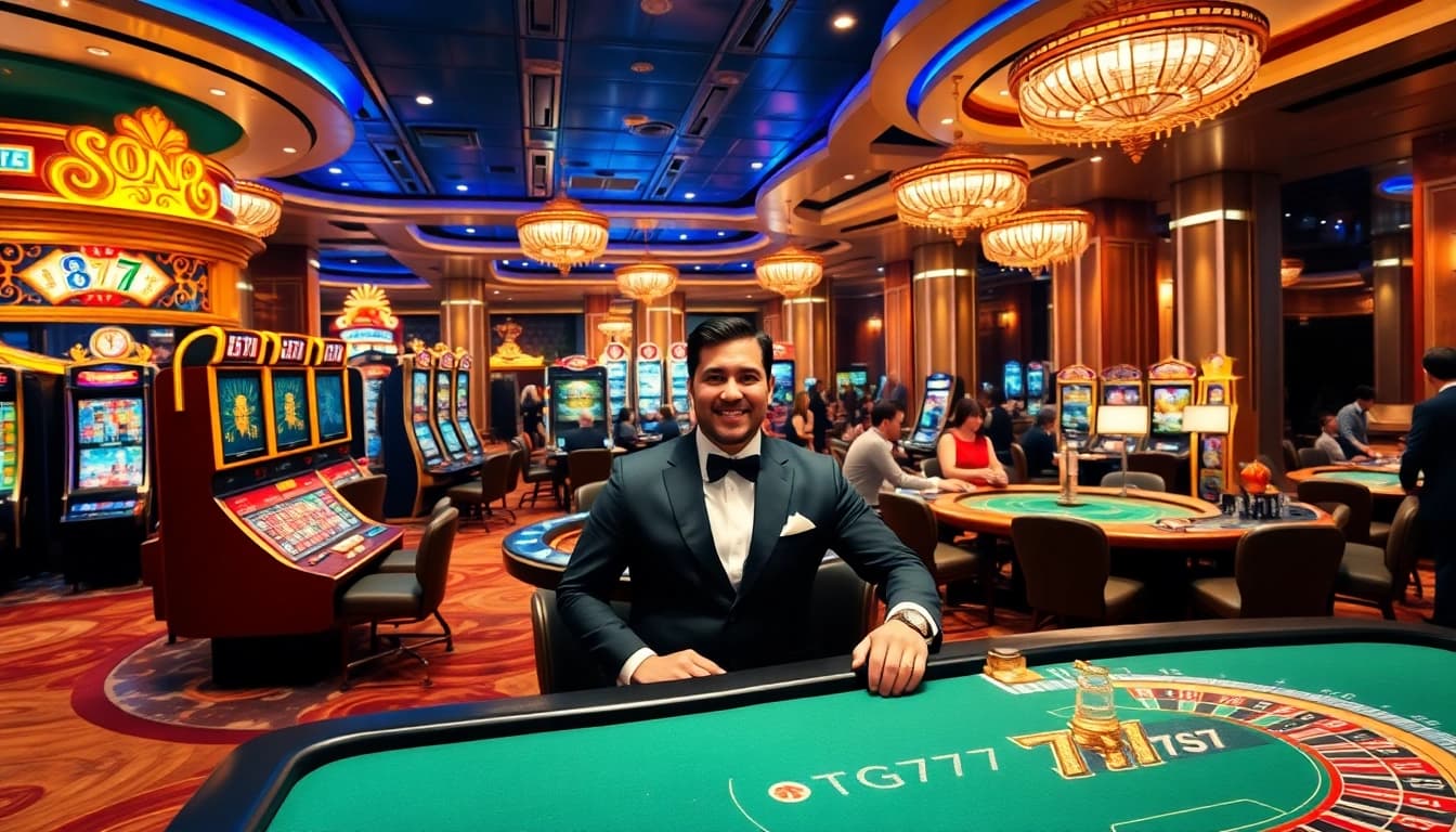 Experience the excitement of TG777 with vibrant casino games and engaging players.