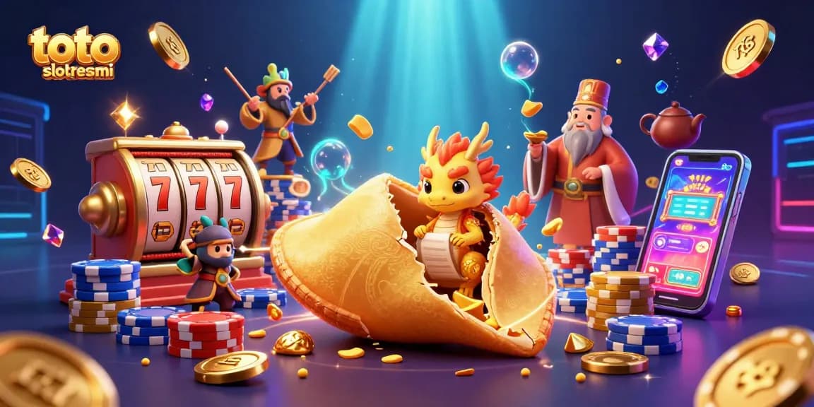 Experience the excitement of toto slot resmi action with vibrant graphics featuring a dynamic slot scene.