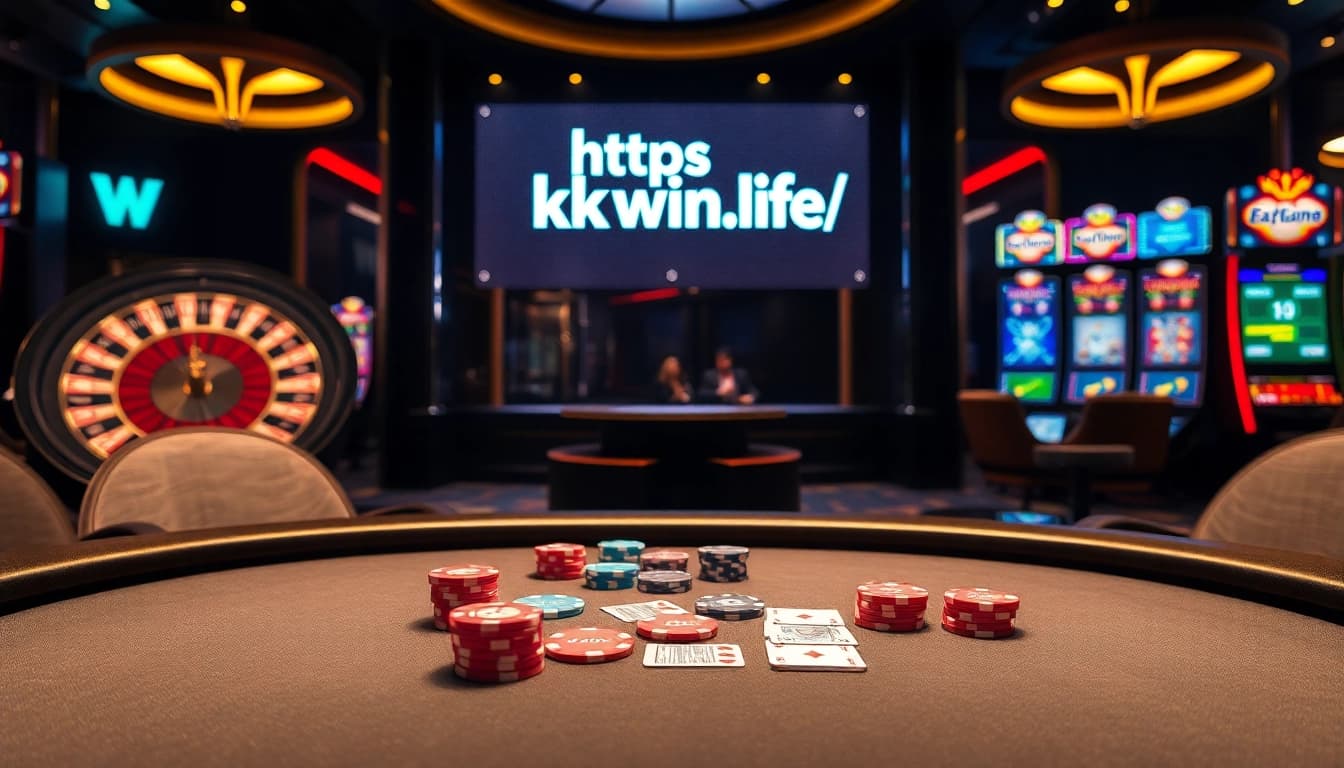 Experience the thrill of gambling at https://kkwin.life/ with vibrant slots and a luxurious poker setup.