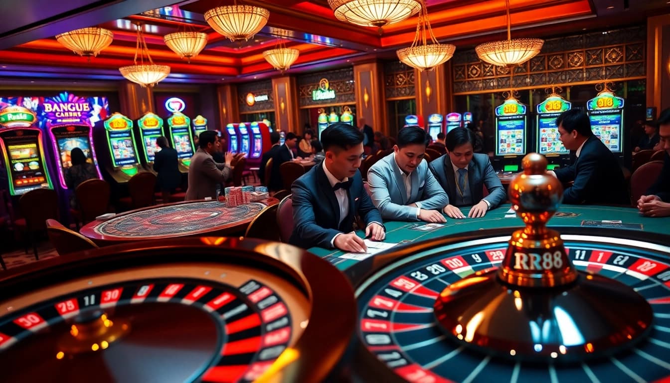 Experience excitement at the RR88 poker table featuring engaging gameplay and vibrant casino ambiance.