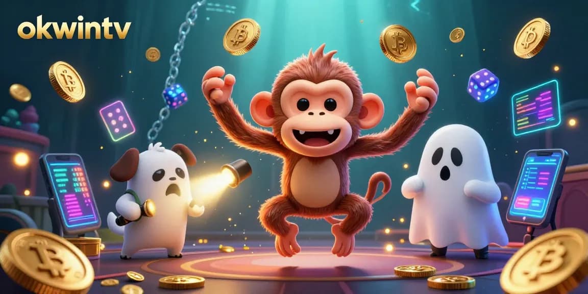 Experience the thrilling action on okwintv with the mischievous monkey juggling casino treasures.