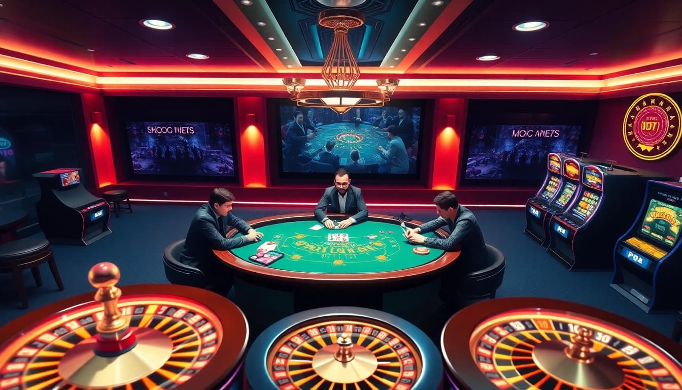 Experience the excitement of ok8386 with engaged players at a modern online casino.
