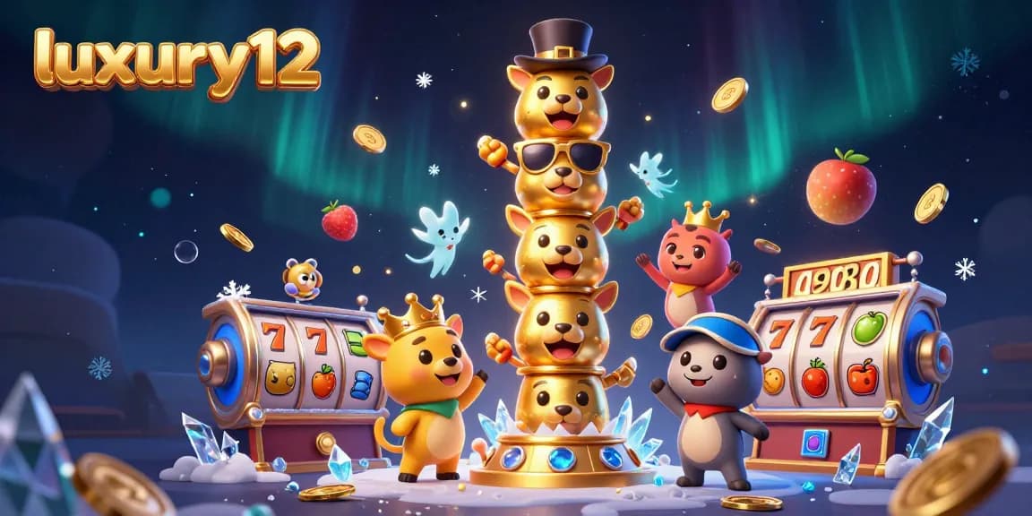 Luxury12 menyediakan panduan permainan yang menarik dengan simbol jackpot dan koin emas.