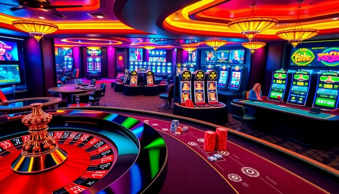 Experience the excitement of MM88 with vibrant casino tables and high-stakes play.