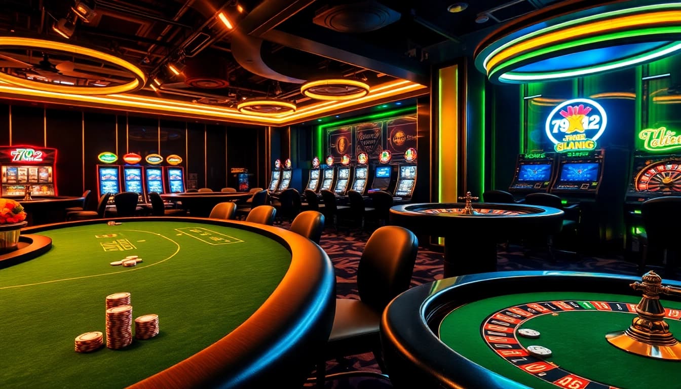 79king players experience thrilling bets with poker tables and vibrant roulette wheels, raising stakes at the casino.