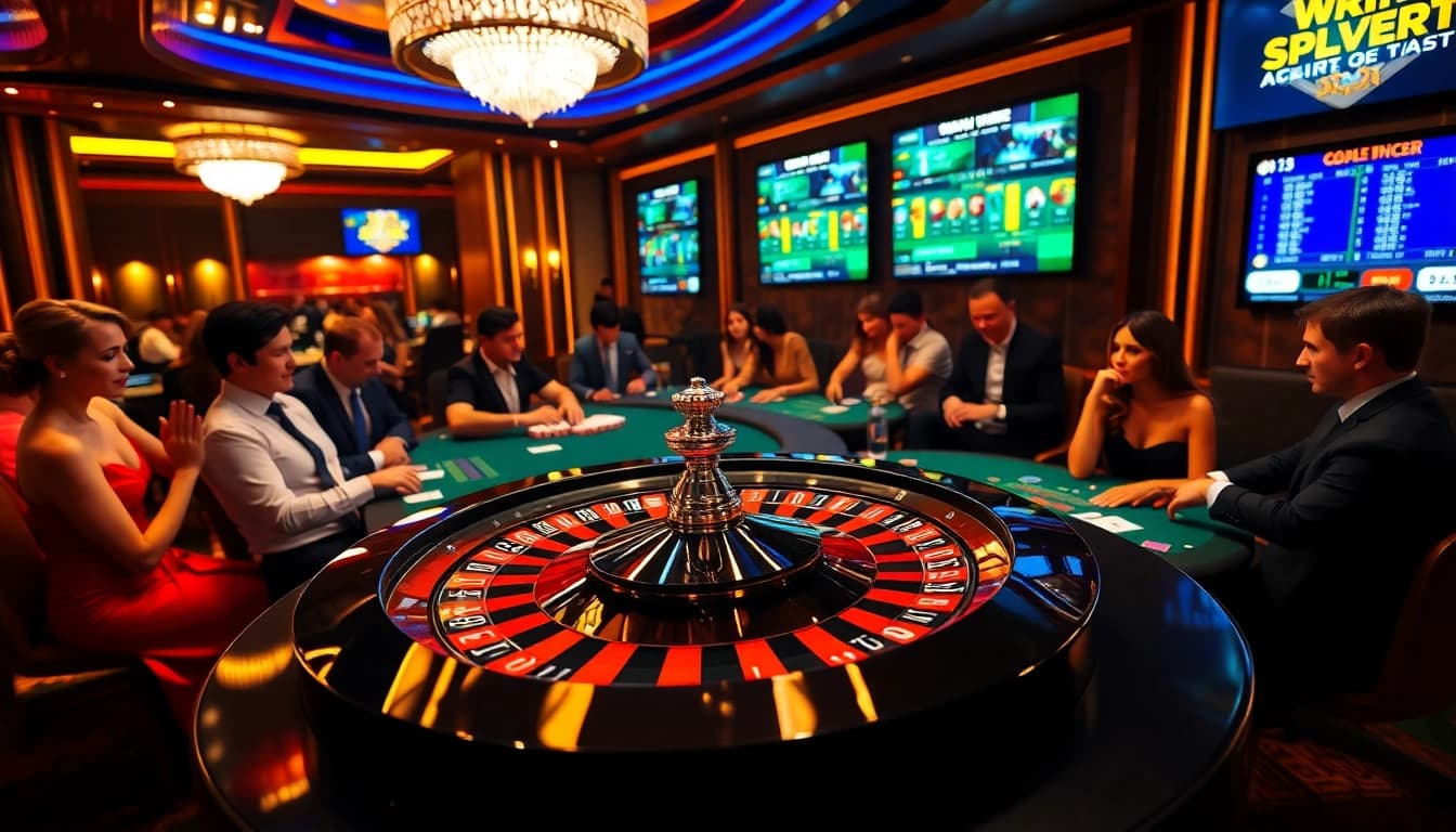 Experience thrilling gaming at iWin casino with vibrant roulette excitement.
