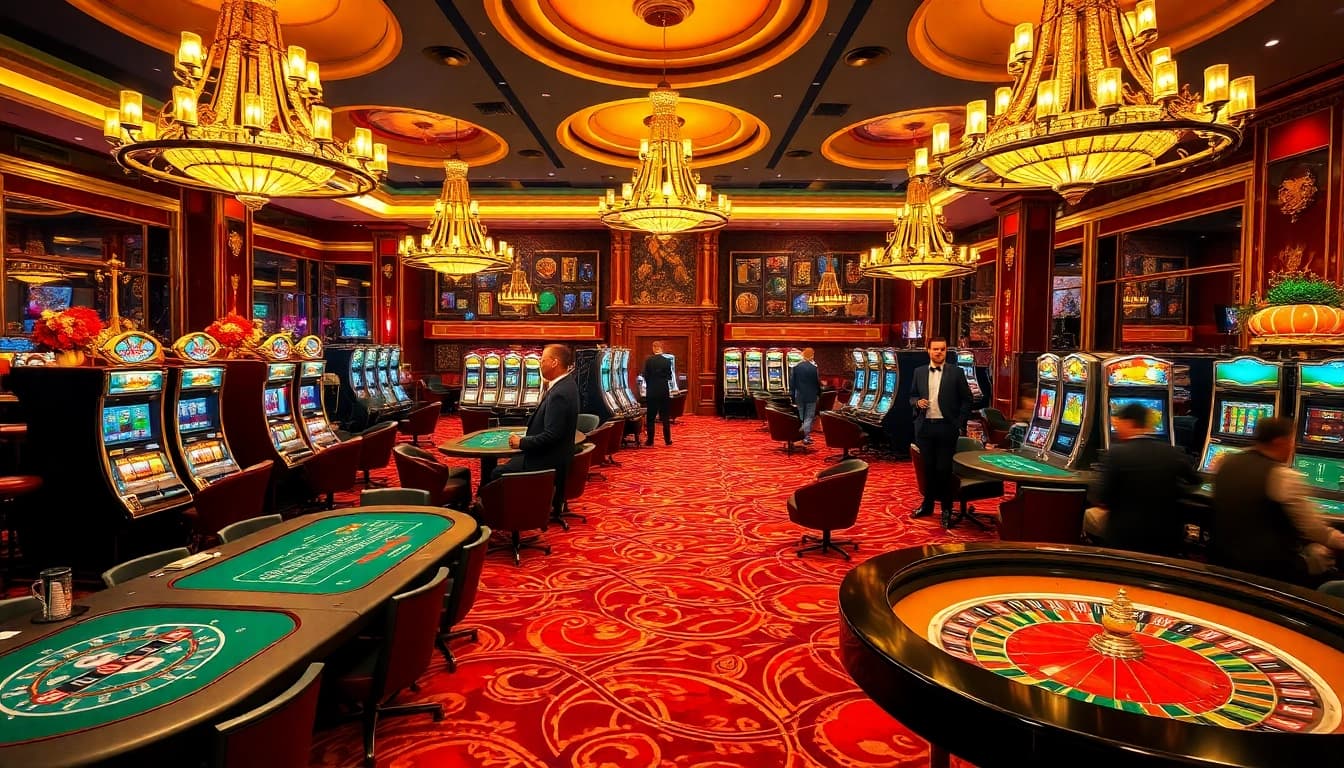Experience the excitement of gambling at https://debet678.com/ with high-stakes poker and vibrant slot machines.