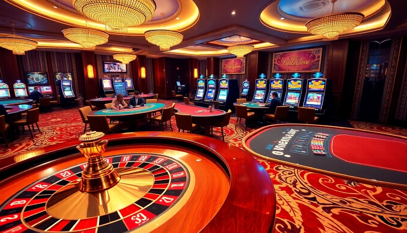 Experience excitement and luxury while playing at https://tr88.work/ casino tables with roulette and poker.