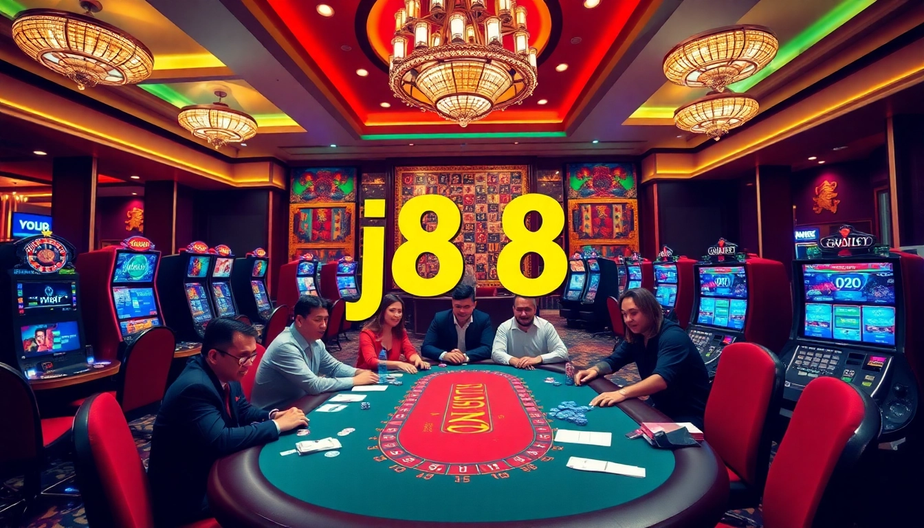 Experience the thrill of winning at j88 casino with exciting poker and slot machines.