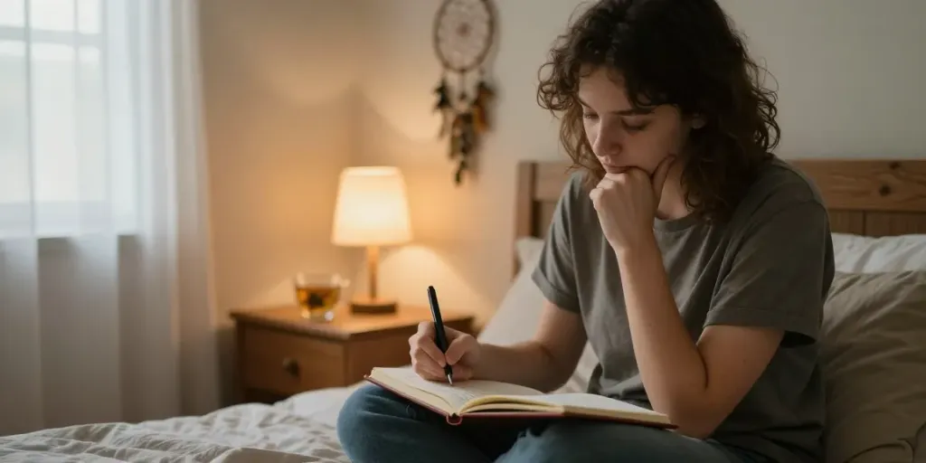 Bukumimpi138 membantu pengguna memahami makna mimpi dengan suasana tenang dalam kamar tidur.