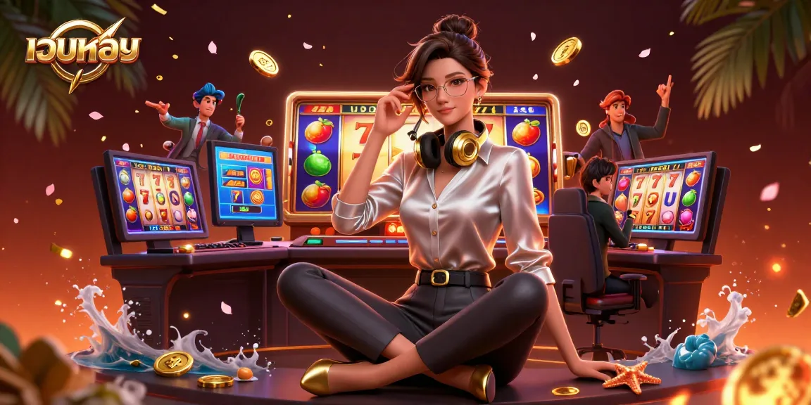 มีส่วนร่วมกับ เว็บตรง เกมสล็อตที่มีผู้หญิงชาวเอเชียมืออาชีพเล่นเกมที่การตั้งค่าที่ทันสมัยของเธอด้วยพลังงานที่สดใส
