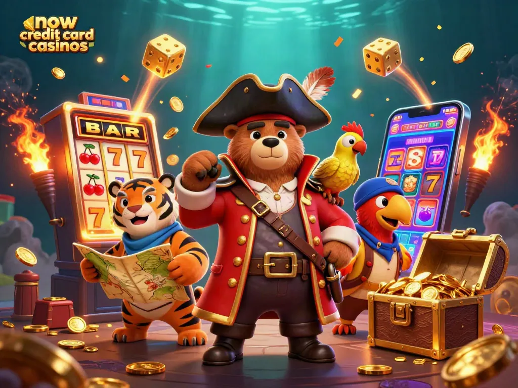 Experience new credit card casinos featuring dynamic characters and exciting game elements in a rich 3D environment.