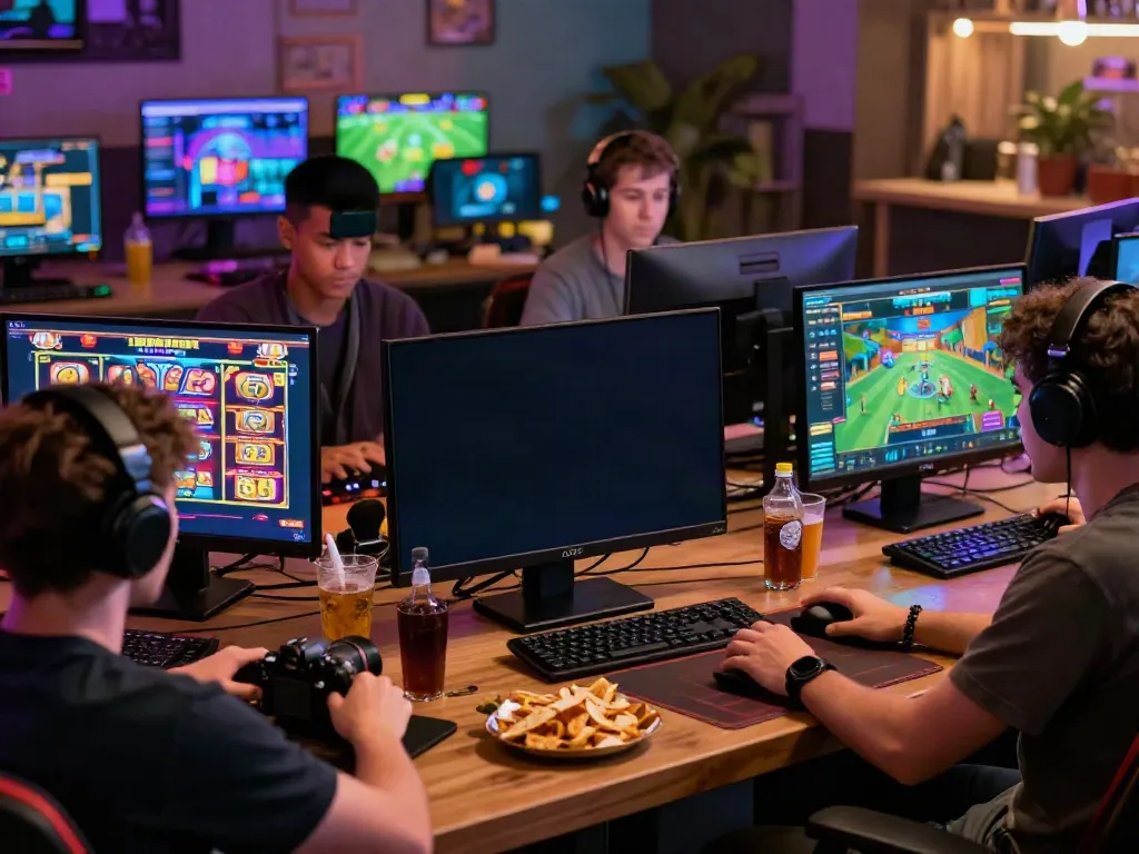A80 vibrant online gaming platform showcasing players enjoying various games.