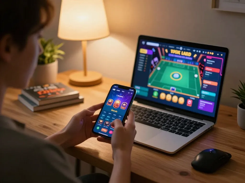 Play the 789club app on a smartphone while enjoying a warm atmosphere at home.