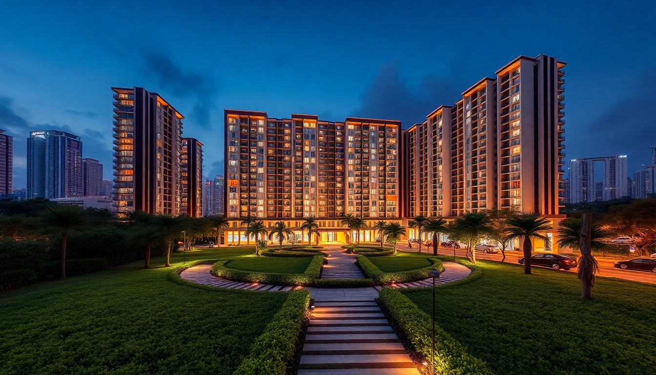 View of the luxurious Executive Condominium on tampines st 95 ec highlighting its modern architecture.