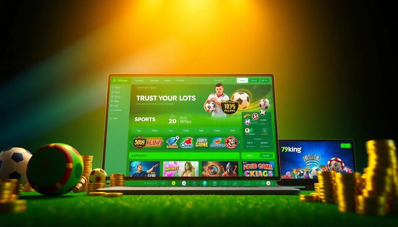 79King Online Betting Platform Interface Featuring Sports and Casino Games