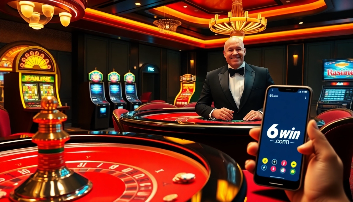 Experience thrilling gaming at 56win com with a luxurious casino atmosphere featuring roulette and poker.