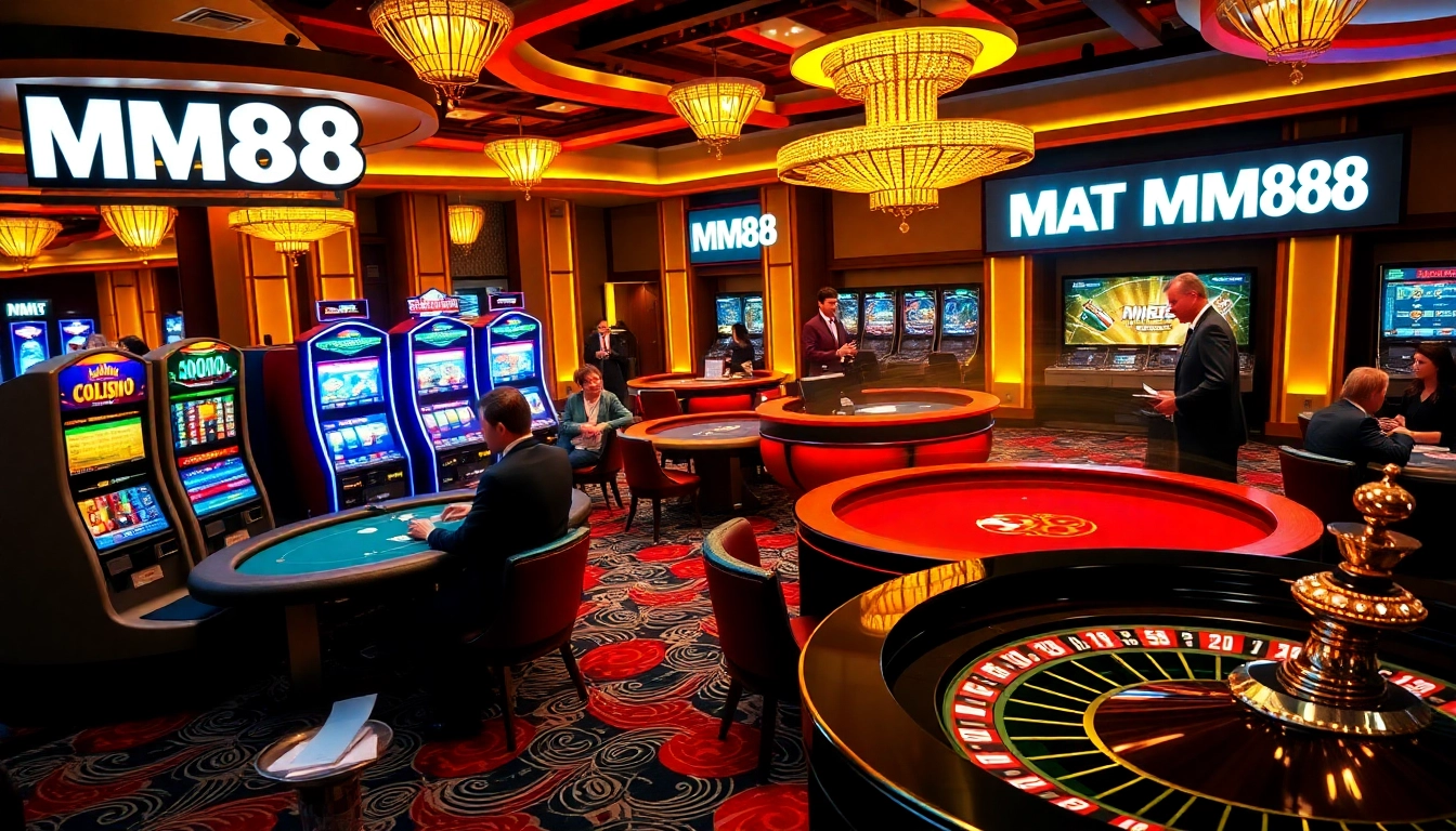 Experience the thrill of gambling at MM88 with vibrant casino gaming and excitement.