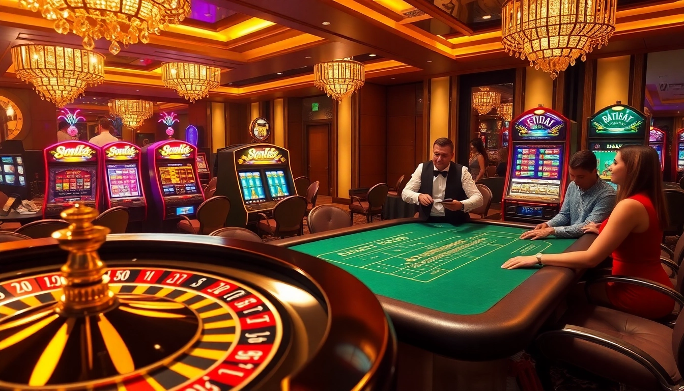 Experience the excitement of 166bet with vibrant casino scenes featuring roulette wheels and engaging dealers.