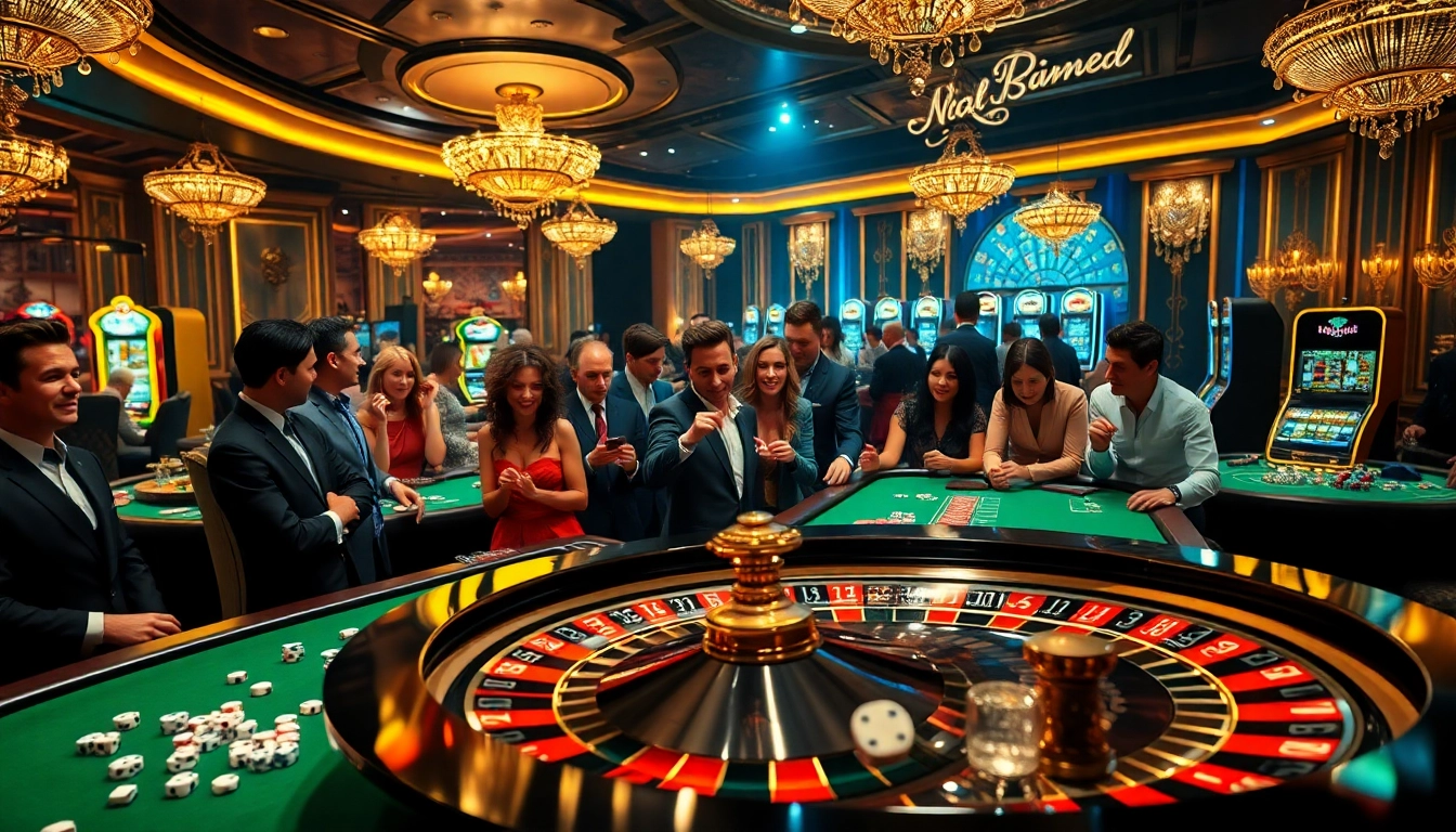 Experience the thrill of winning at C168 in a luxurious casino filled with players and excitement.