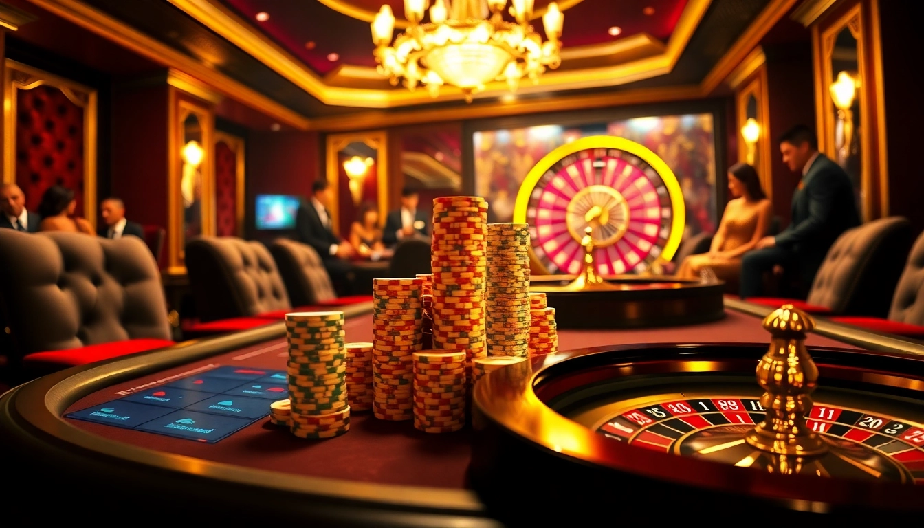 An exciting poker game scene at https://888to.bio/ showcasing luxury, high-stakes betting, and vibrant chips.