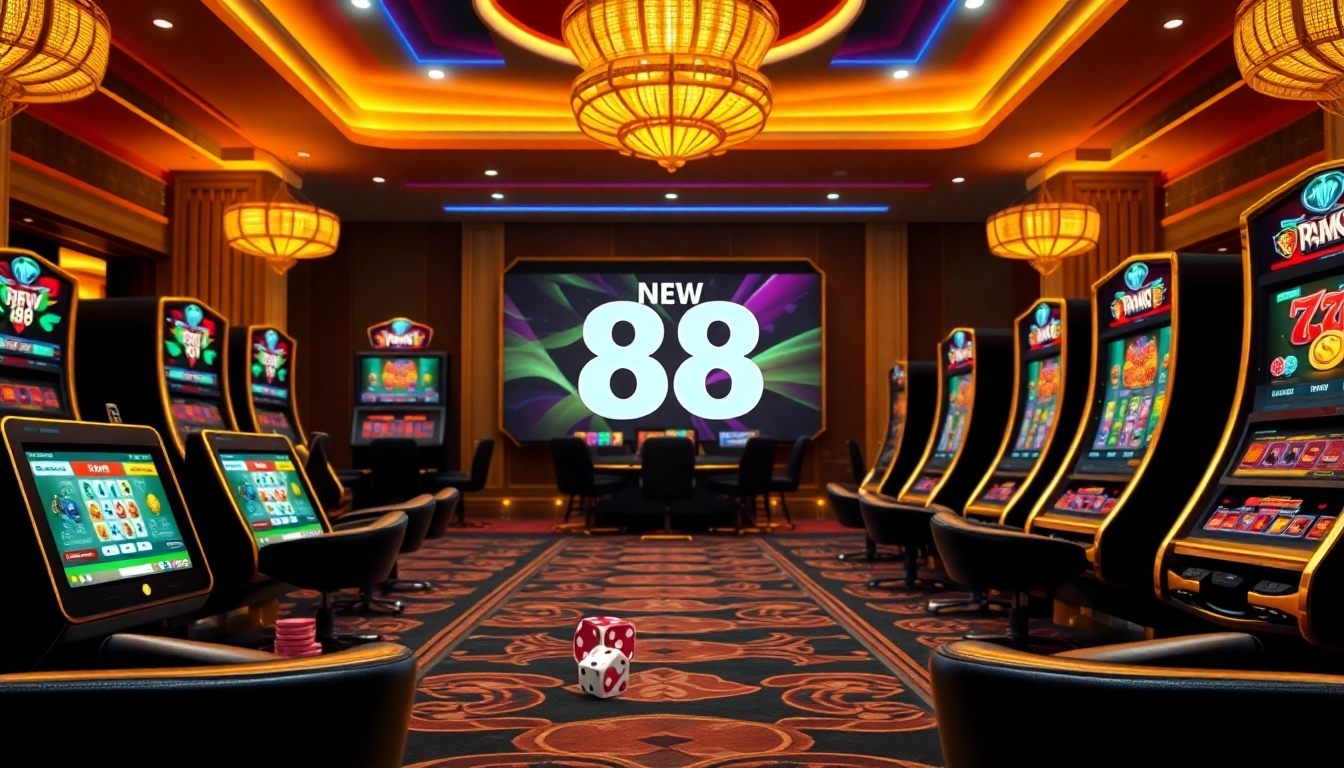 Experience the excitement of new 88 with immersive online casino gameplay visuals.