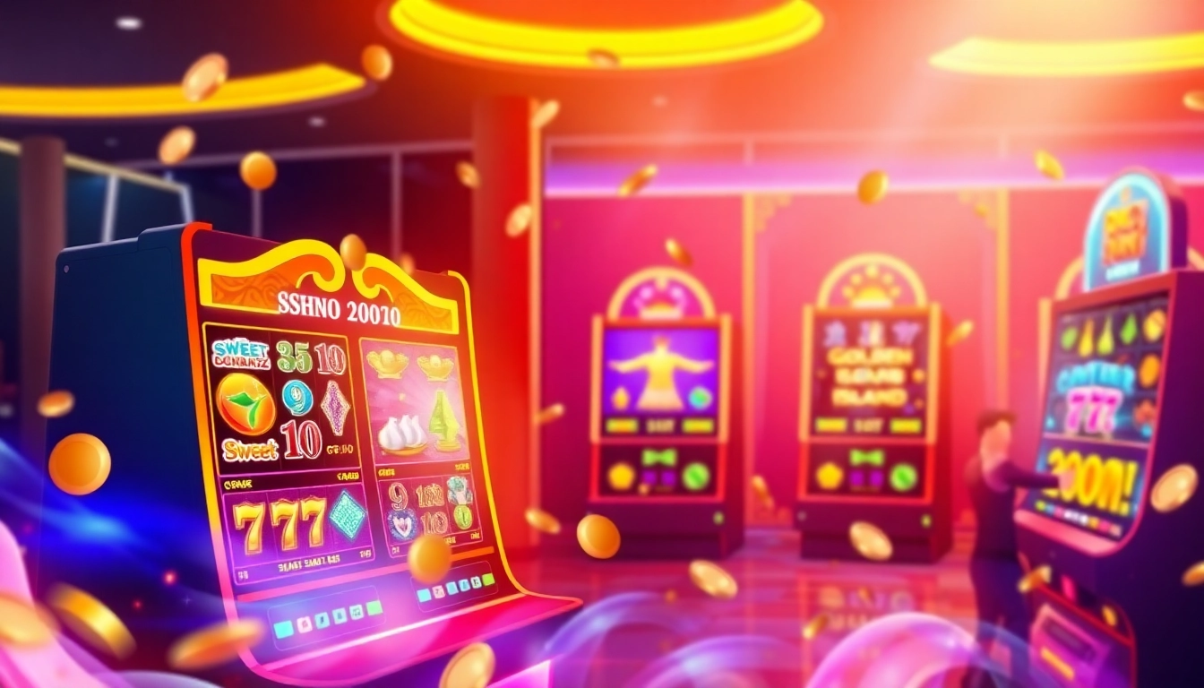 Engaging online slot gaming experience with doaslot virtual interface and vibrant colors.