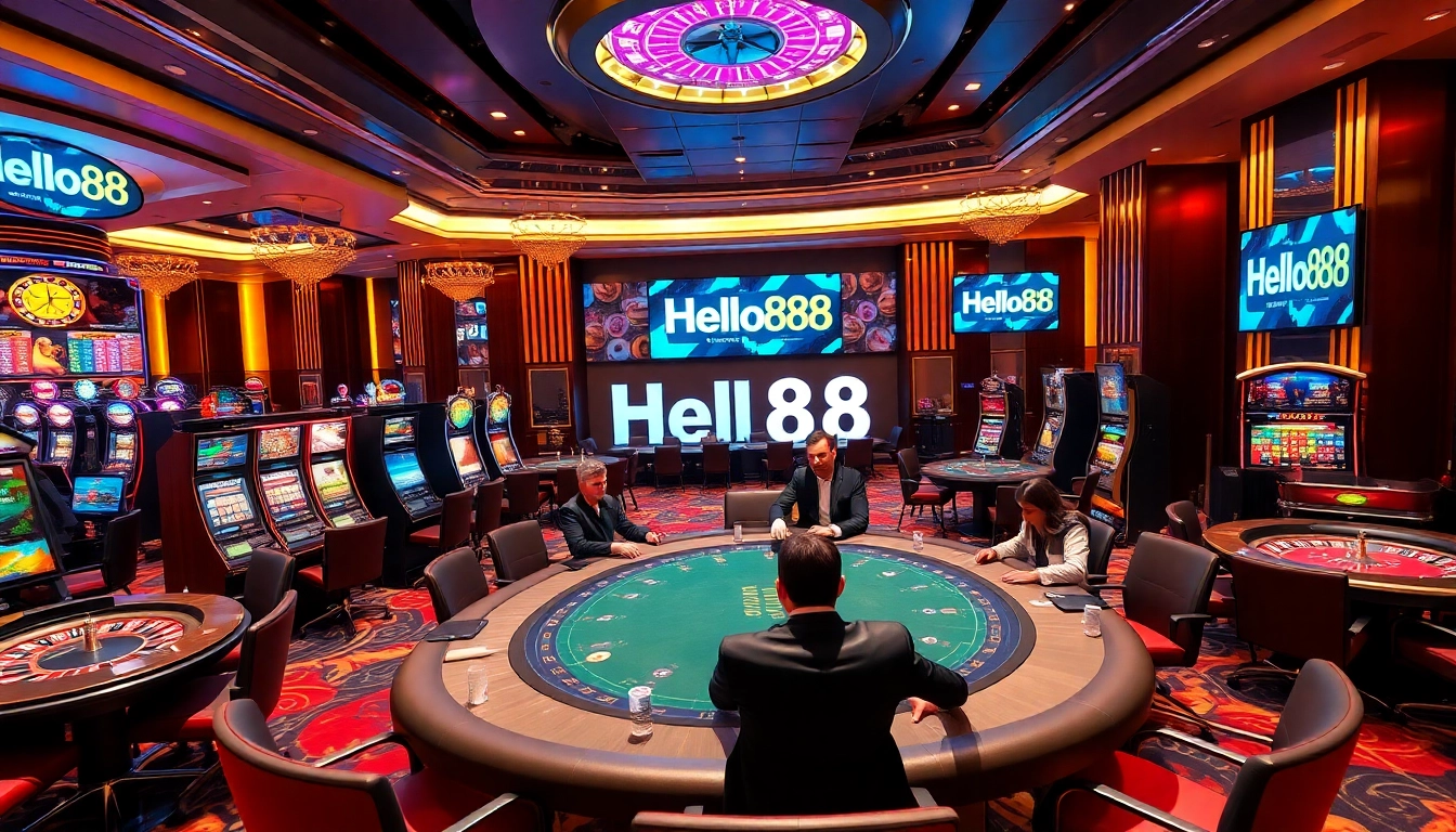 Experience the thrill of gambling at Hello88 with high-stakes poker and vibrant casino gaming.