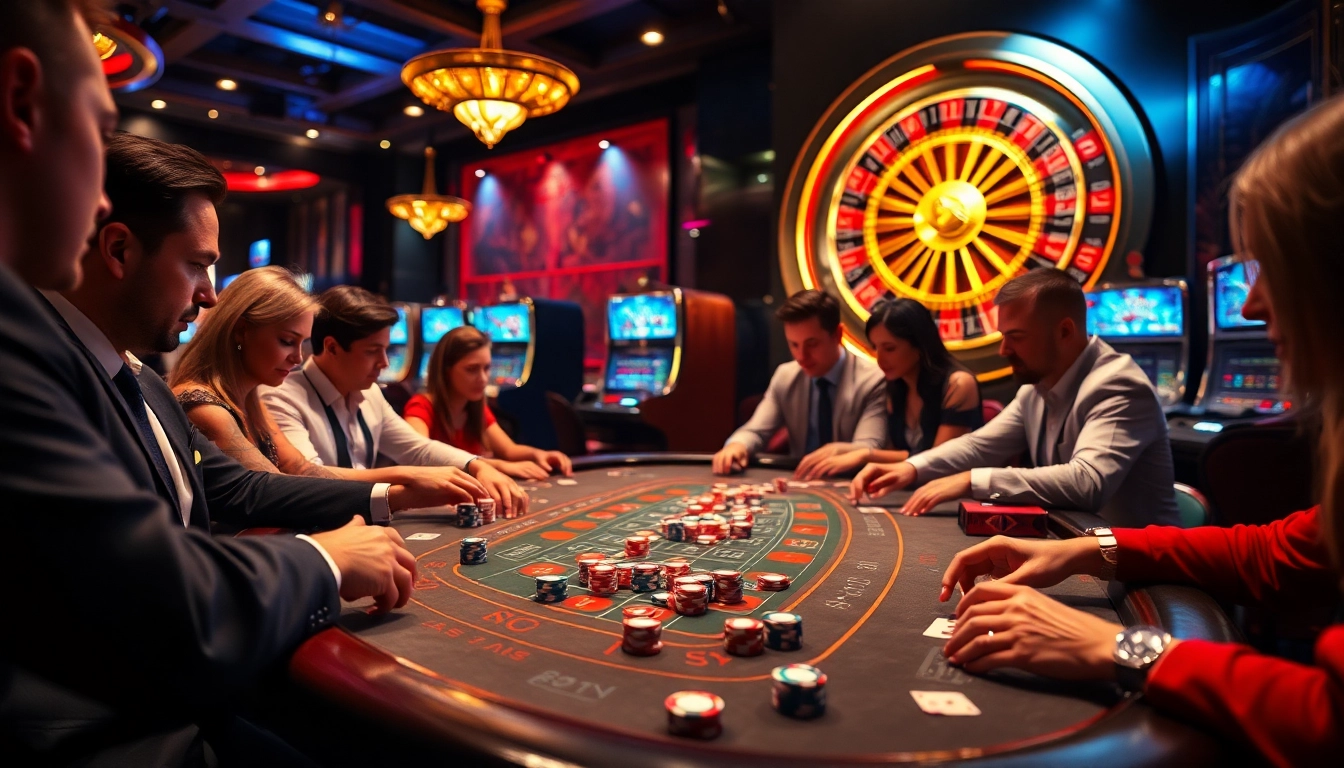 Experience the thrill of gambling at the C168 gaming table in a luxury casino setting.