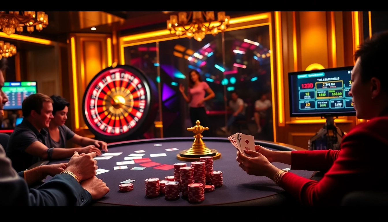 Experience the excitement of LC 88 online gambling with vibrant casino visuals