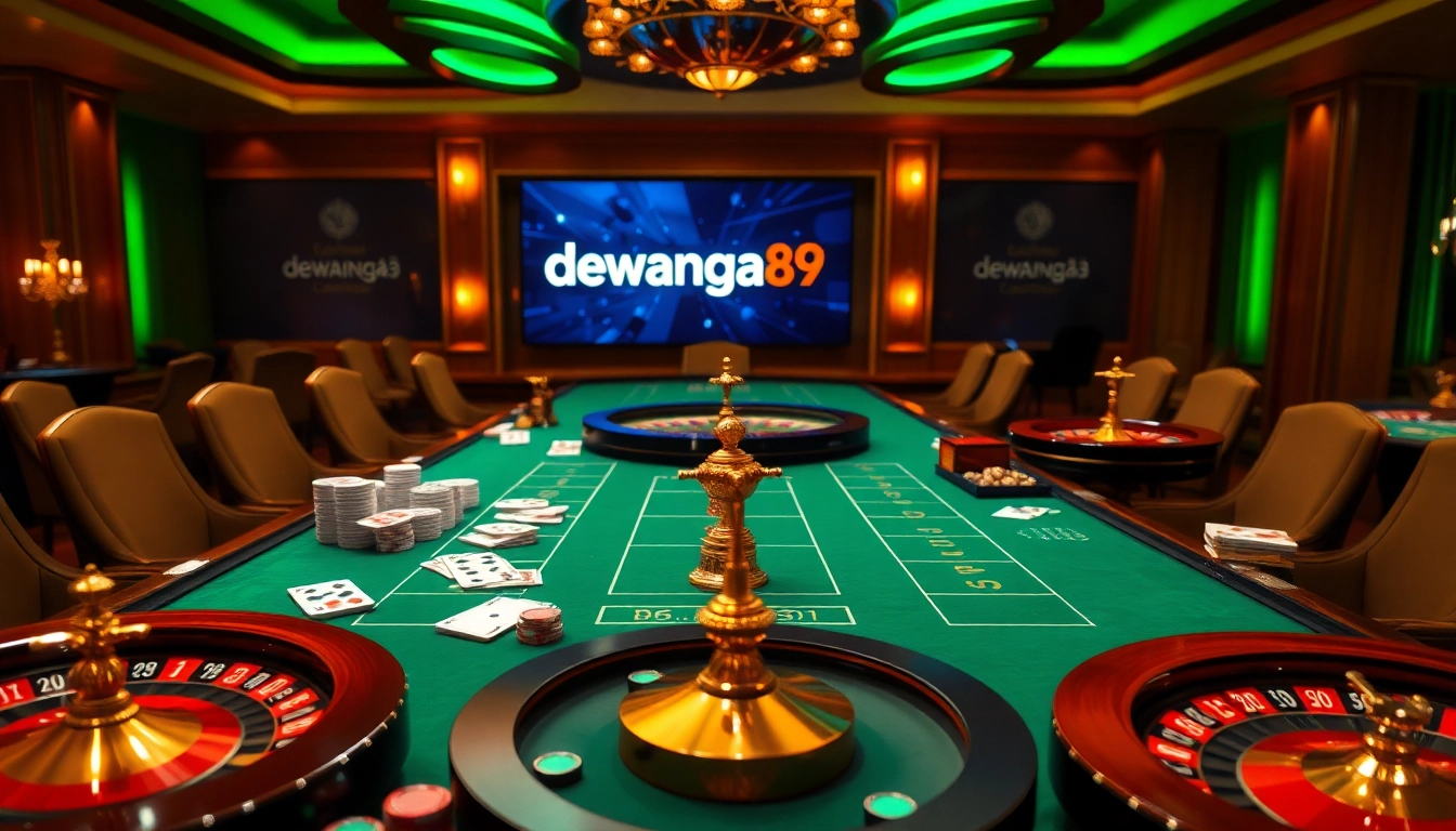 Rasakan sensasi berjudi bersama dewanaga89 di meja kasino mewah.