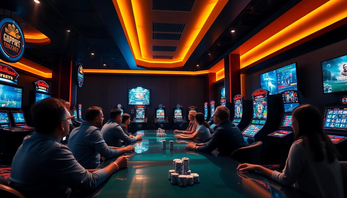 bolagacor online gambling scene with players enjoying football betting and slots