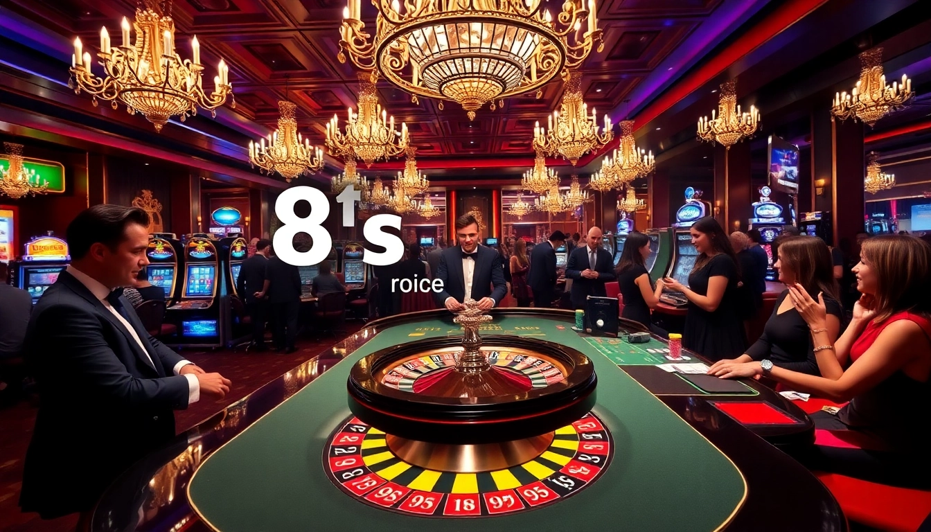 Players engaged in a thrilling game of poker showcasing the exciting atmosphere of 8s casino.