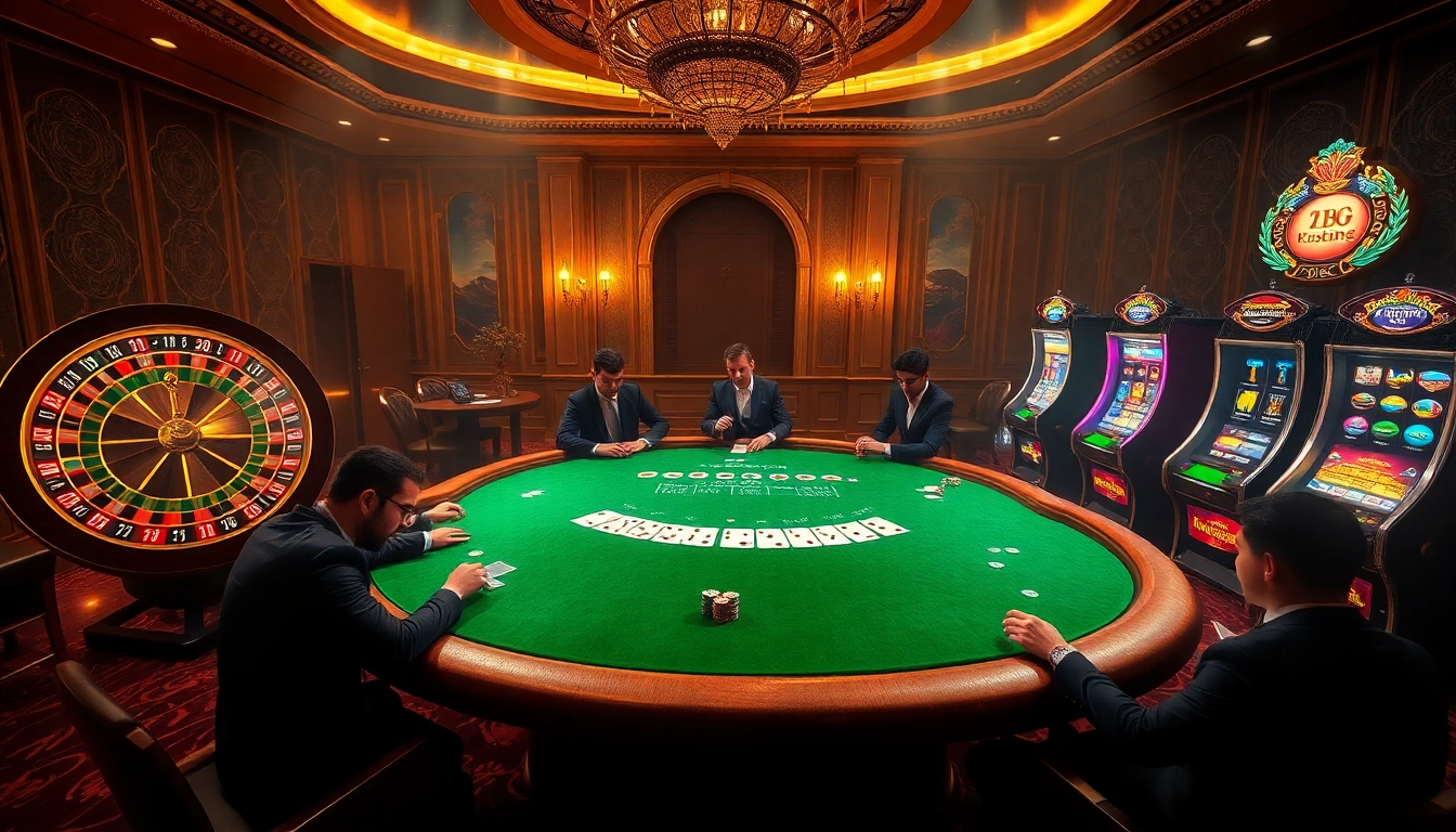 Players engaging in an exhilarating game at the Xin88 casino, highlighting excitement and strategy.