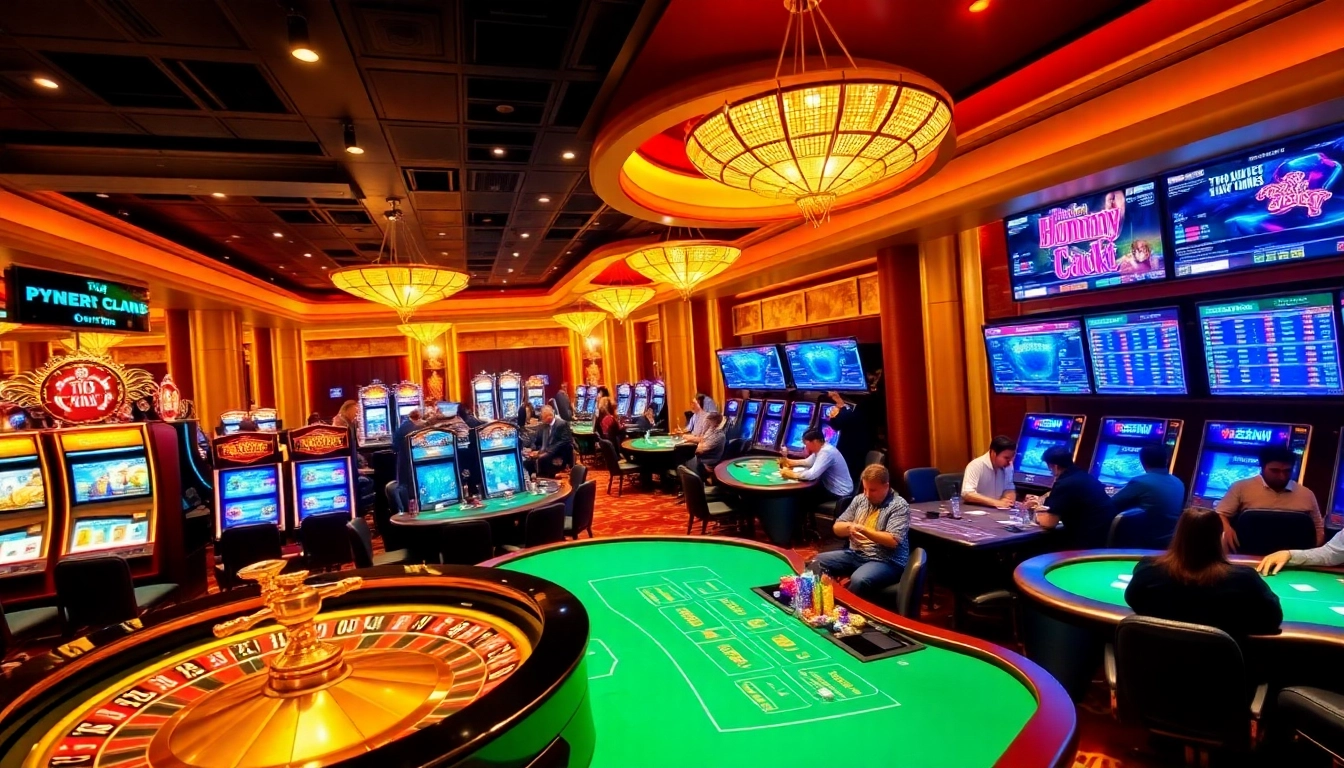 Experience the thrill of betting at 789p casino with vibrant gaming tables and luxury ambiance.