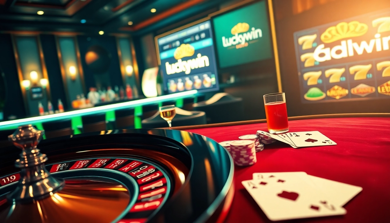 Winning big at Luckywin casino with vibrant roulette and stylish gaming environment.
