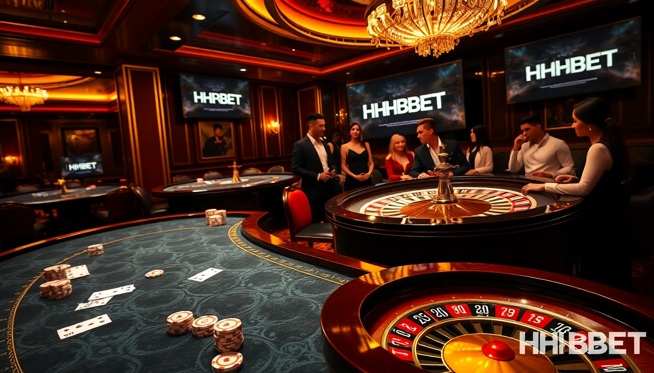 Exciting gameplay at Clube VIP HHBET showcasing luxurious casino elements.