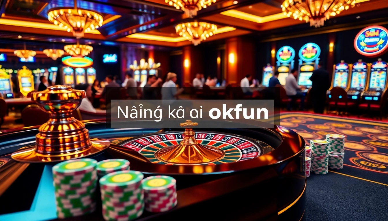 Experience the excitement of đăng ký okfun with our vibrant casino scene filled with thrilling games.