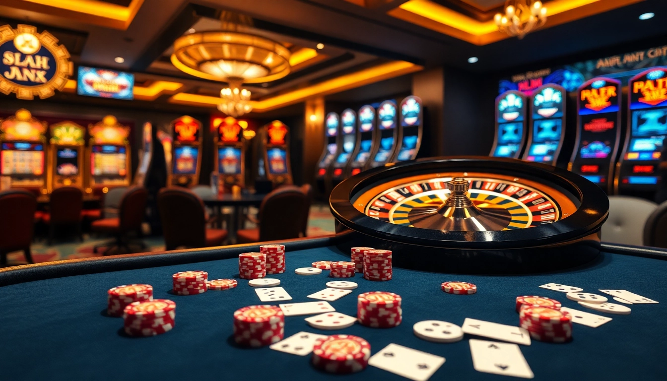 Experience thrilling gameplay with JILI casino games at a vibrant poker table.