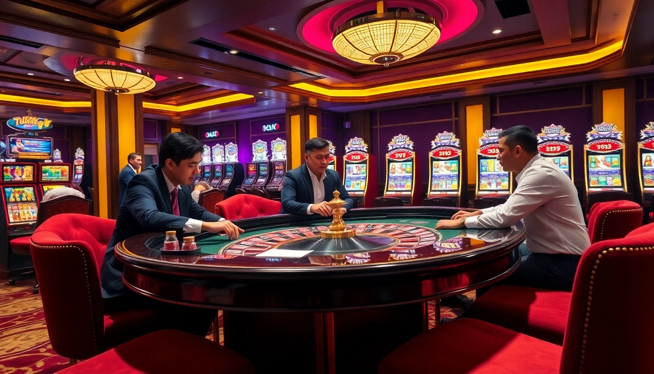 Experience thrilling gameplay at https://slvip1.com.ph/ with luxurious casino ambiance and engaged players.
