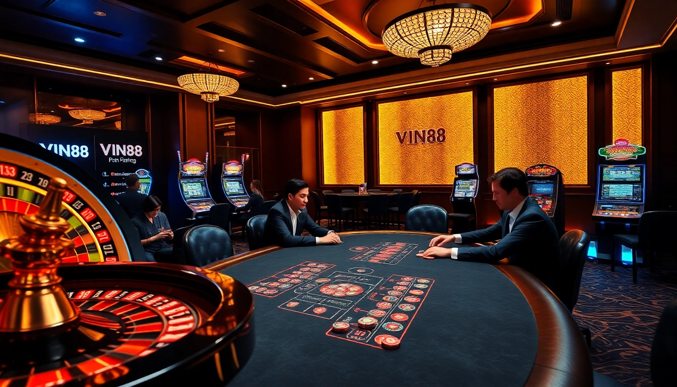 Experience winning thrills at VIN88's luxurious online casino with high-stakes gaming.