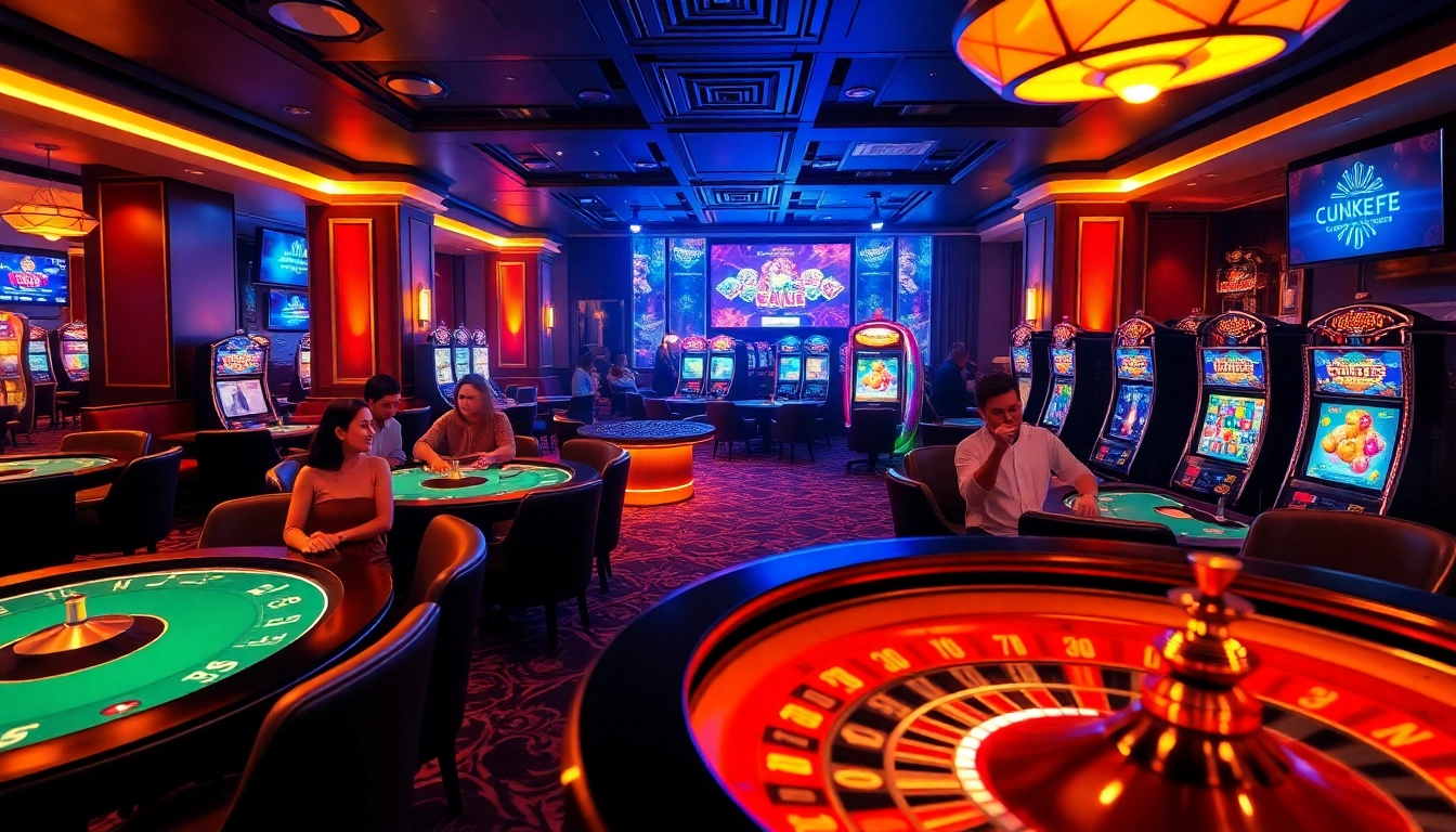 Players engaged in action at an upscale casino table while using onicplay login for an exhilarating gaming experience.
